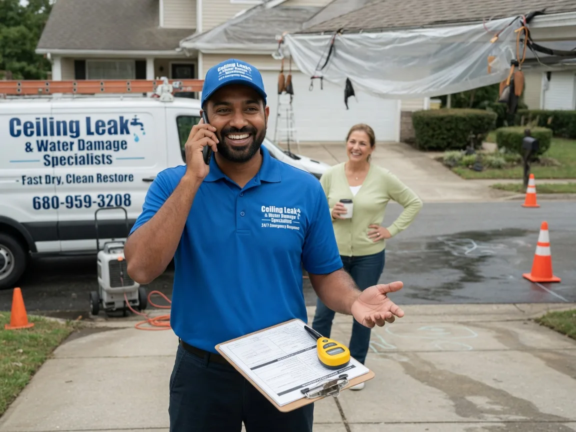 Ceiling Leak Cleanup Blue Hill, NE FAQs